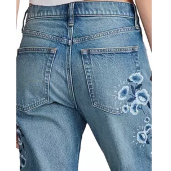 Lucky Brand Embroidered Jeans 8/29 - Picture 4 of 5
